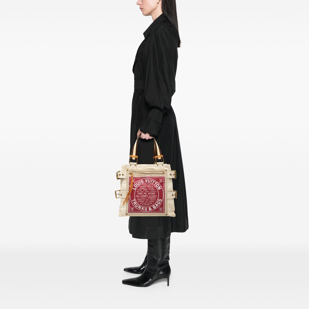 Louis Vuitton Cruise Line Globe Shopper Tote MM Bruin