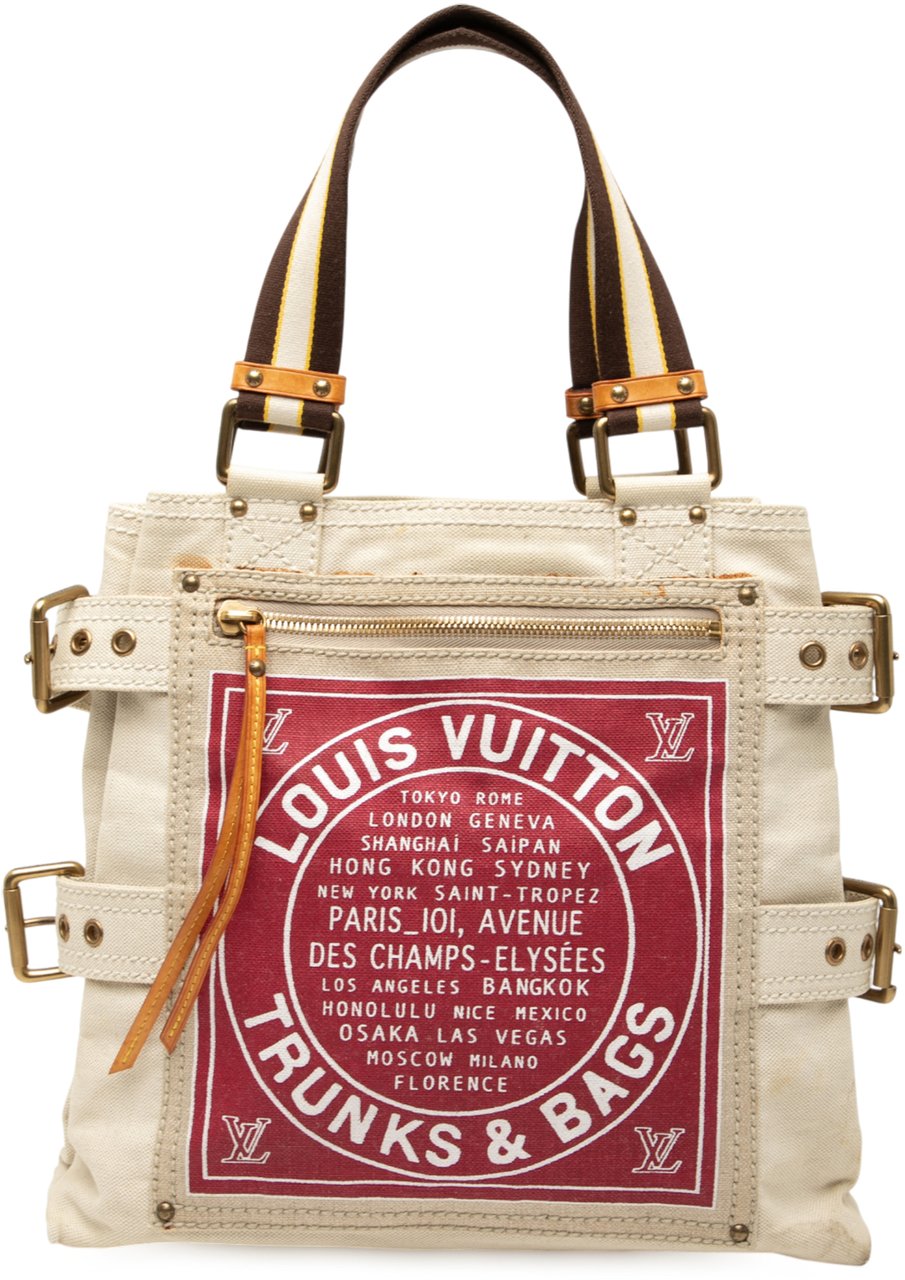 Louis Vuitton Cruise Line Globe Shopper Tote MM Bruin