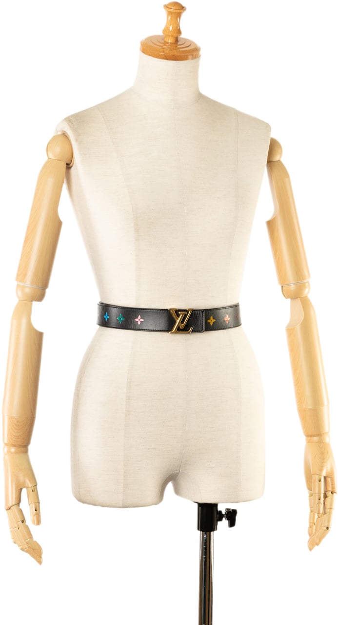 Louis Vuitton Monogram New Wave Belt Zwart
