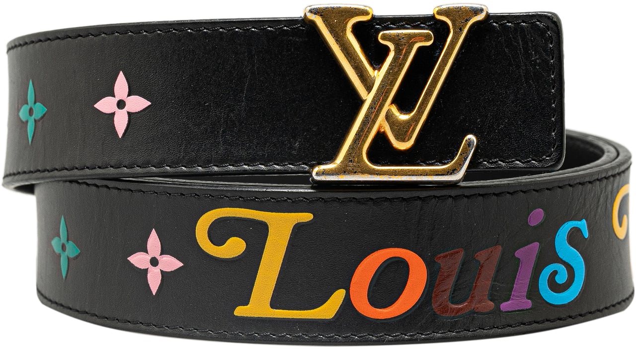Louis Vuitton Monogram New Wave Belt Zwart