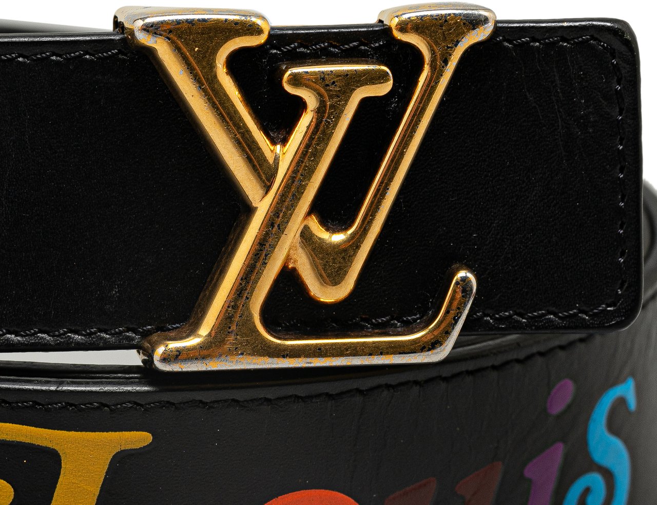 Louis Vuitton Monogram New Wave Belt Zwart