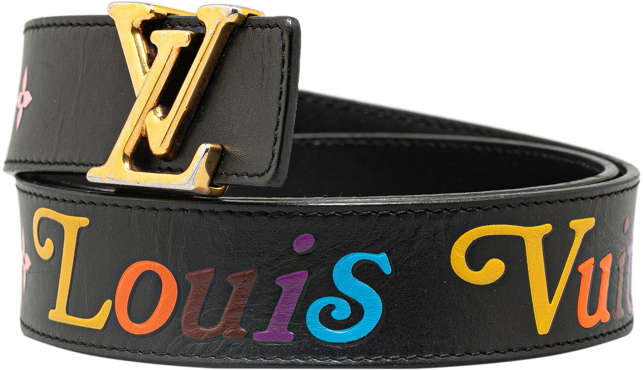 Louis Vuitton Monogram New Wave Belt Zwart