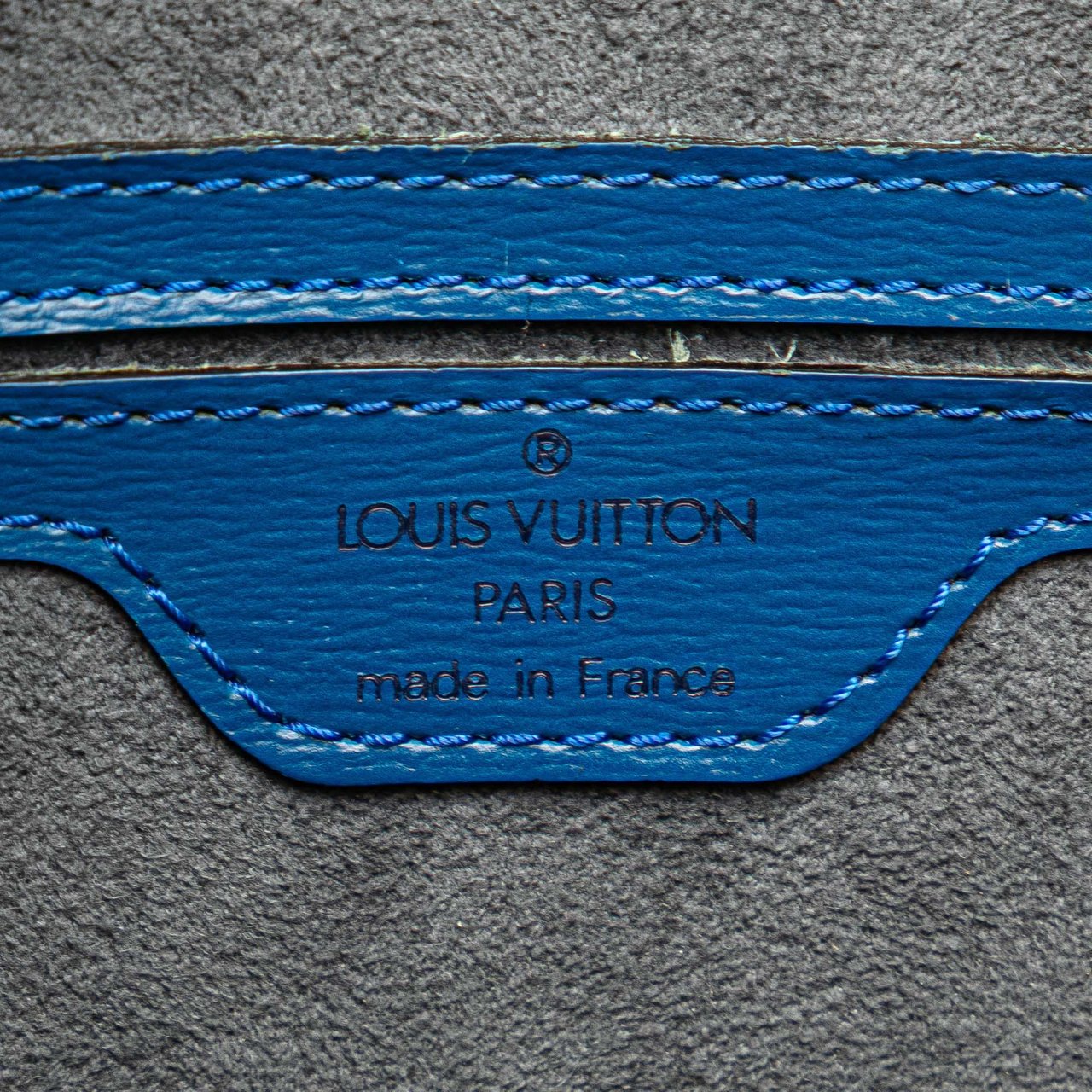 Louis Vuitton Epi Saint Jacques PM Short Strap Blauw