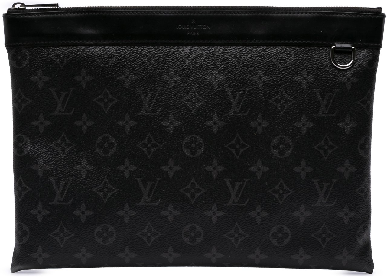 Louis Vuitton Monogram Eclipse Discovery Pochette GM Zwart