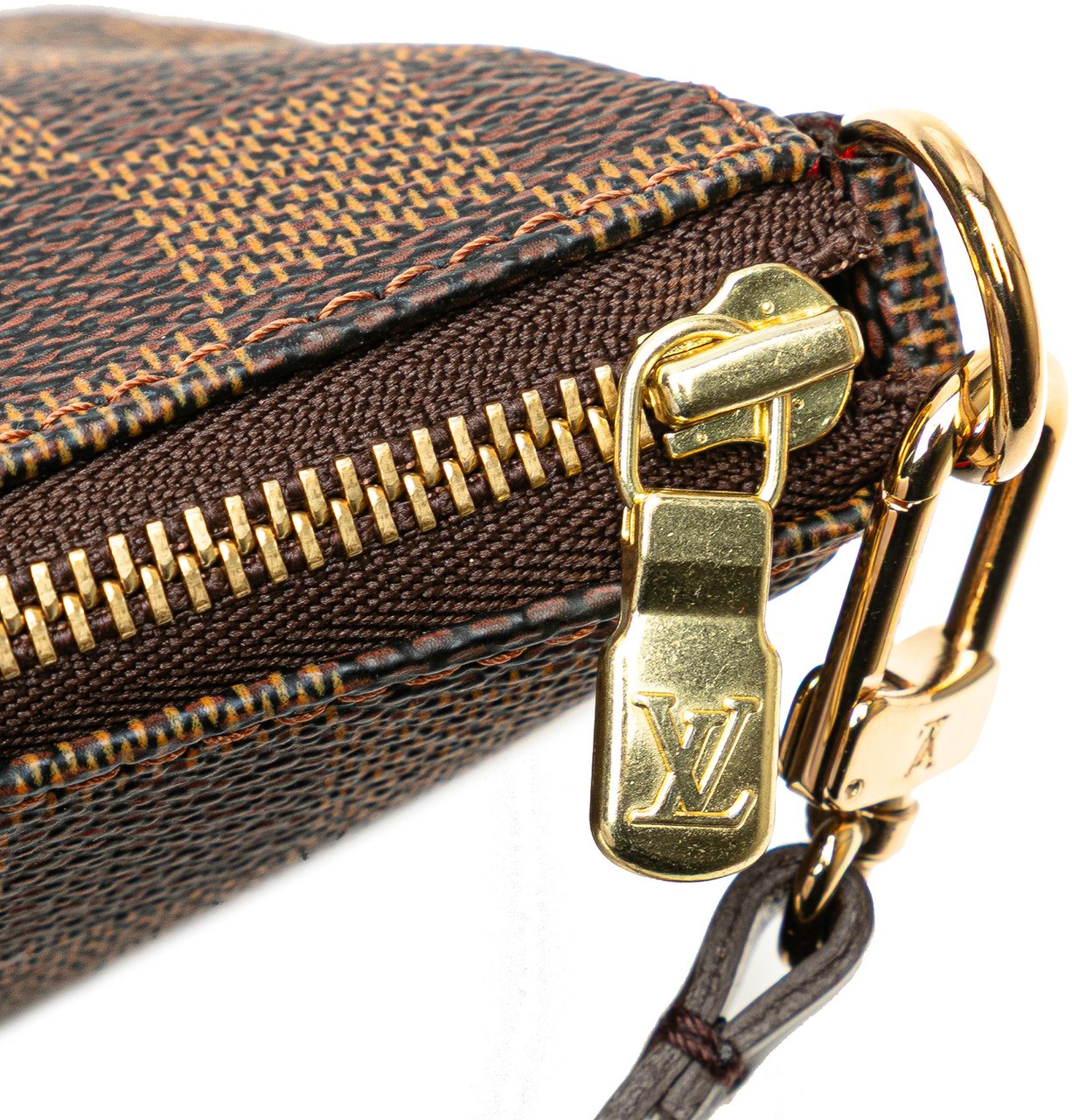 Louis Vuitton Damier Ebene Pochette Accessoires Bruin