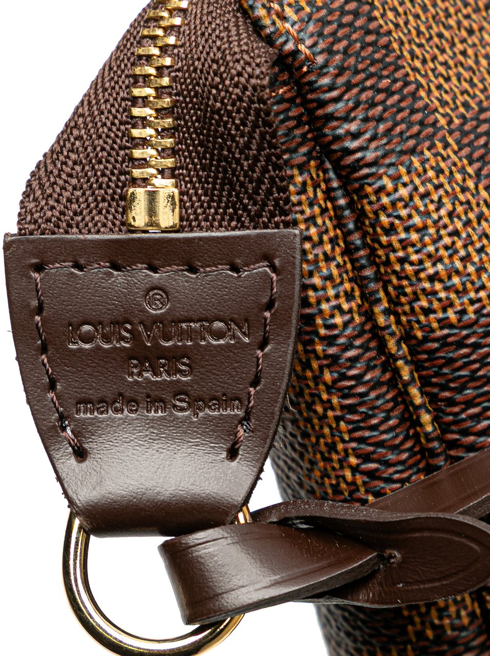 Louis Vuitton Damier Ebene Pochette Accessoires Bruin