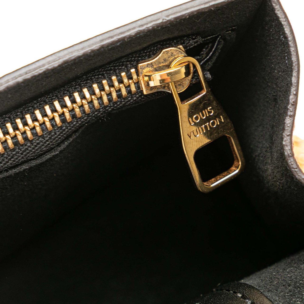 Louis Vuitton Monogram Reverse Dauphine Wallet on Chain Bruin