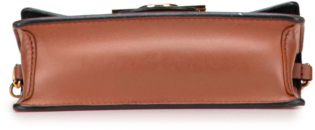 Louis Vuitton Monogram Reverse Dauphine Wallet on Chain Bruin