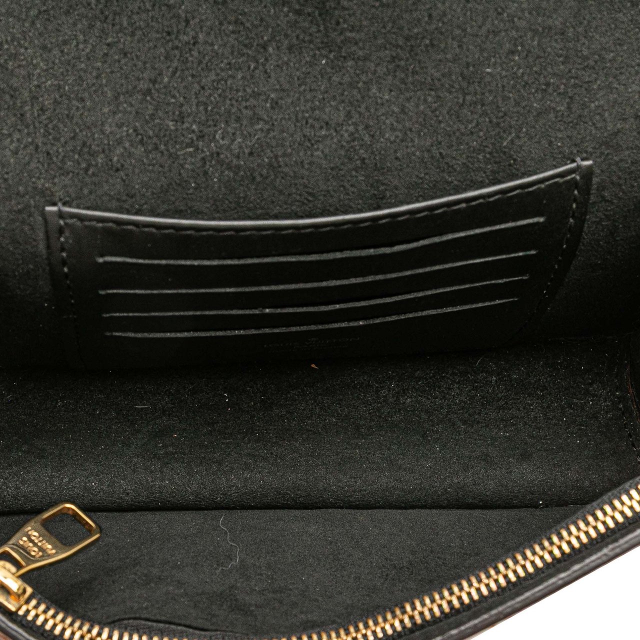 Louis Vuitton Monogram Reverse Dauphine Wallet on Chain Bruin