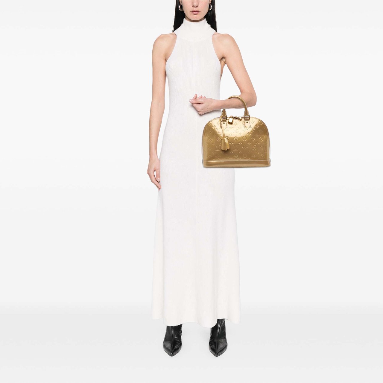 Louis Vuitton Monogram Vernis Alma PM Goud