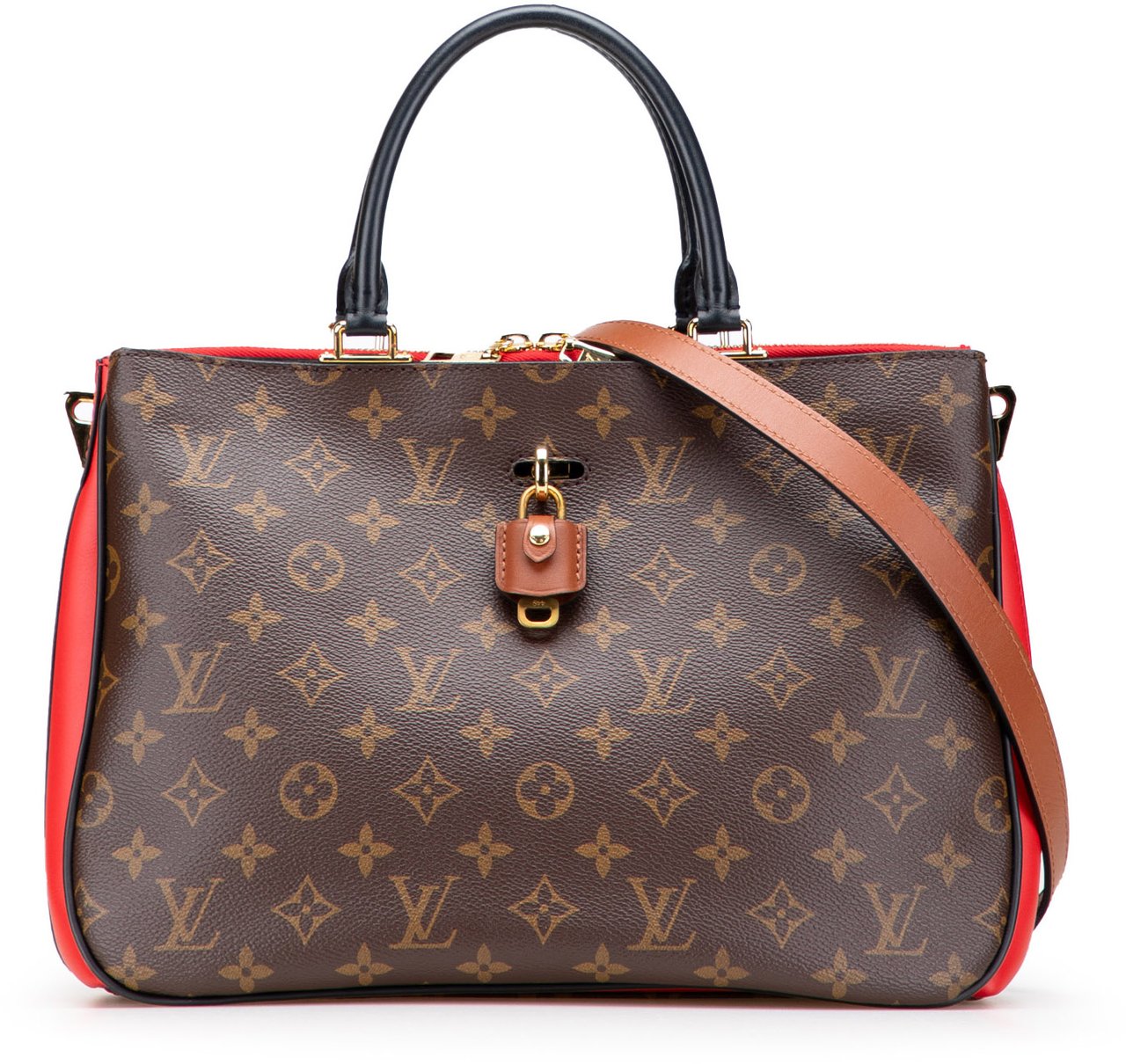 Louis Vuitton Monogram Millefeuille Bruin