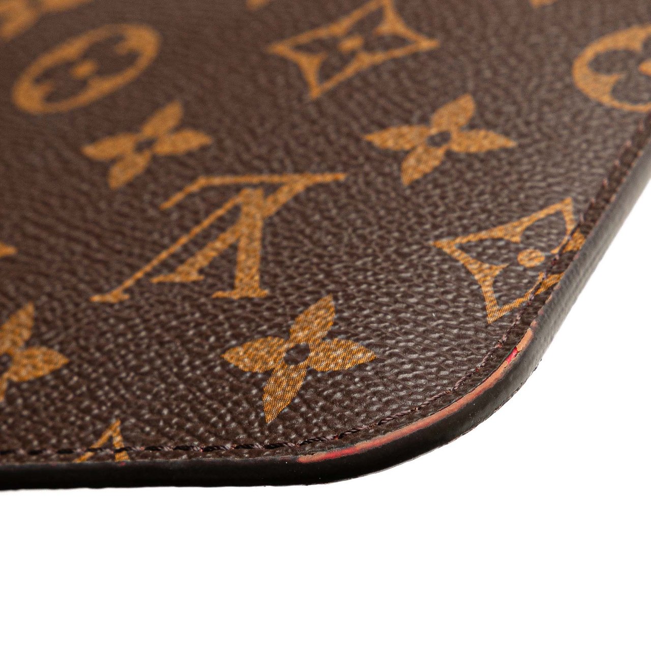 Louis Vuitton Monogram Neverfull Pouch Bruin