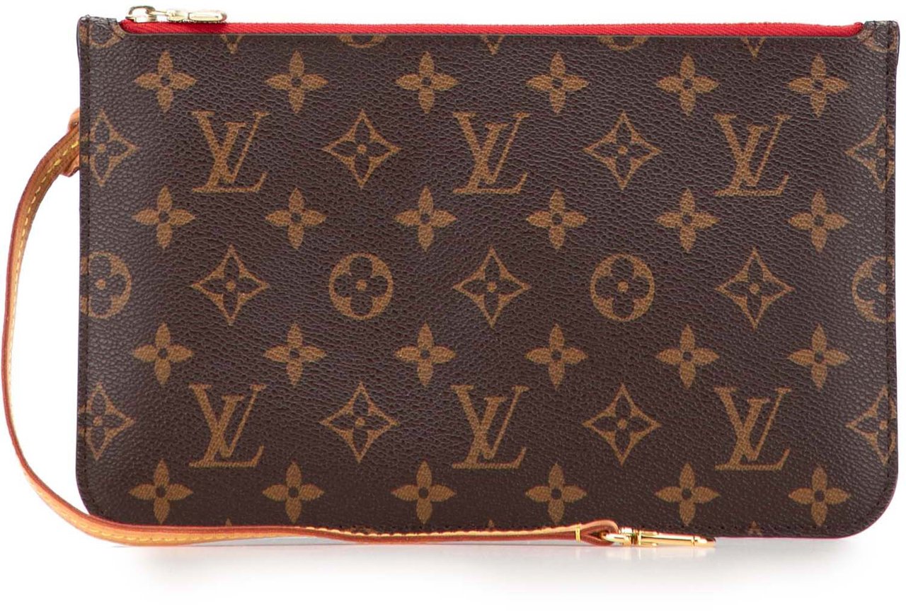 Louis Vuitton Monogram Neverfull Pouch Bruin