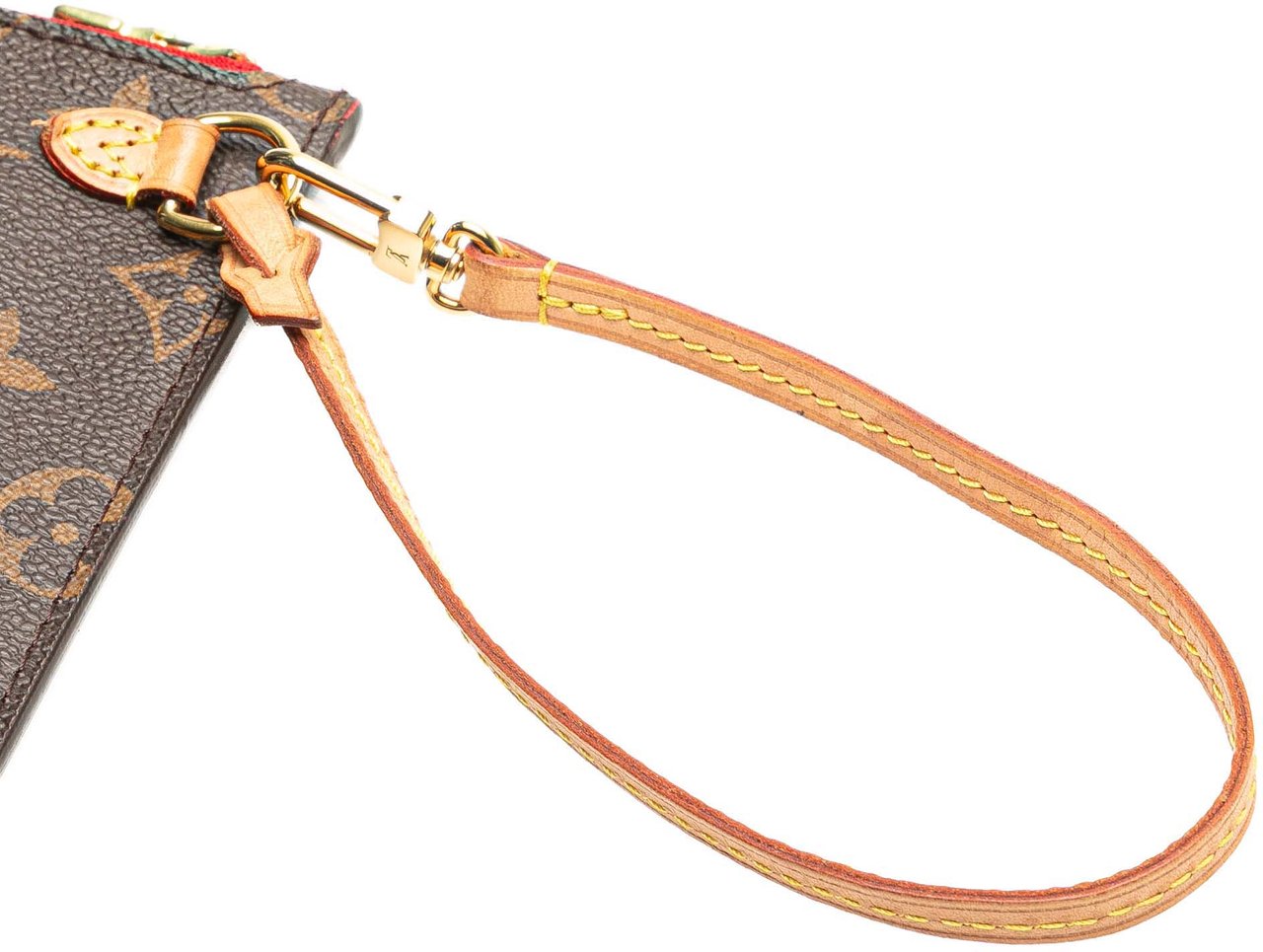 Louis Vuitton Monogram Neverfull Pouch Bruin