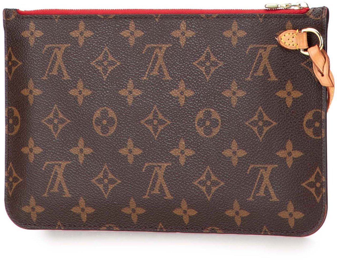 Louis Vuitton Monogram Neverfull Pouch Bruin