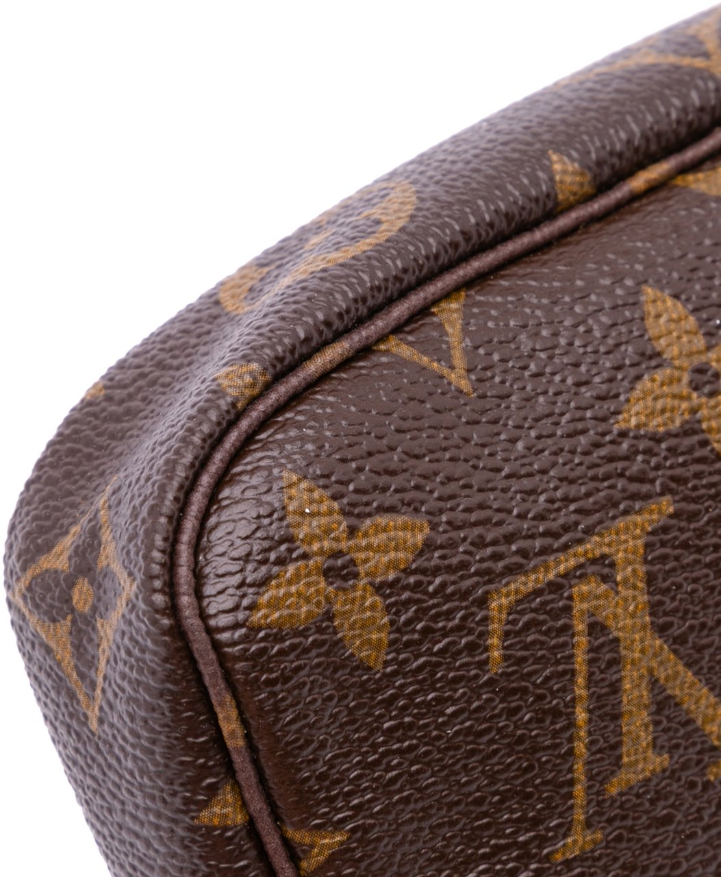 Louis Vuitton Monogram Trunks and Bags Mini Pochette Accessoires Bruin