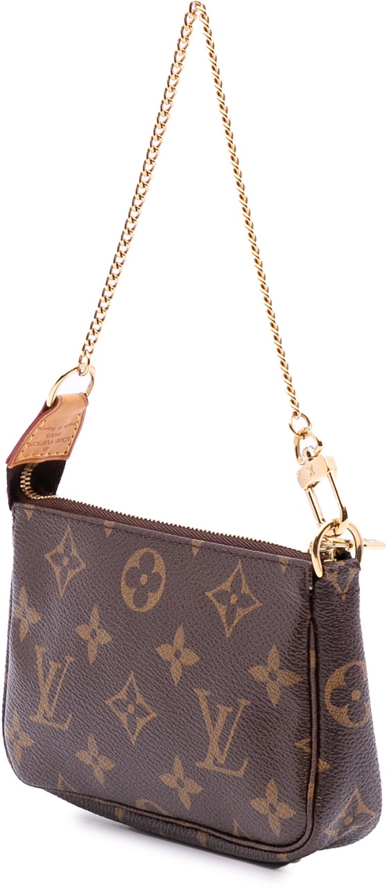 Louis Vuitton Monogram Trunks and Bags Mini Pochette Accessoires Bruin