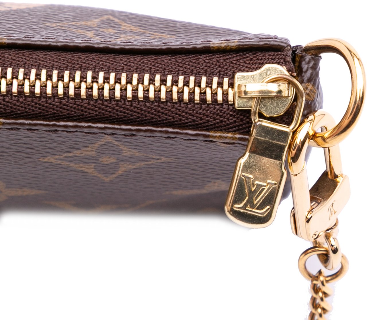 Louis Vuitton Monogram Trunks and Bags Mini Pochette Accessoires Bruin