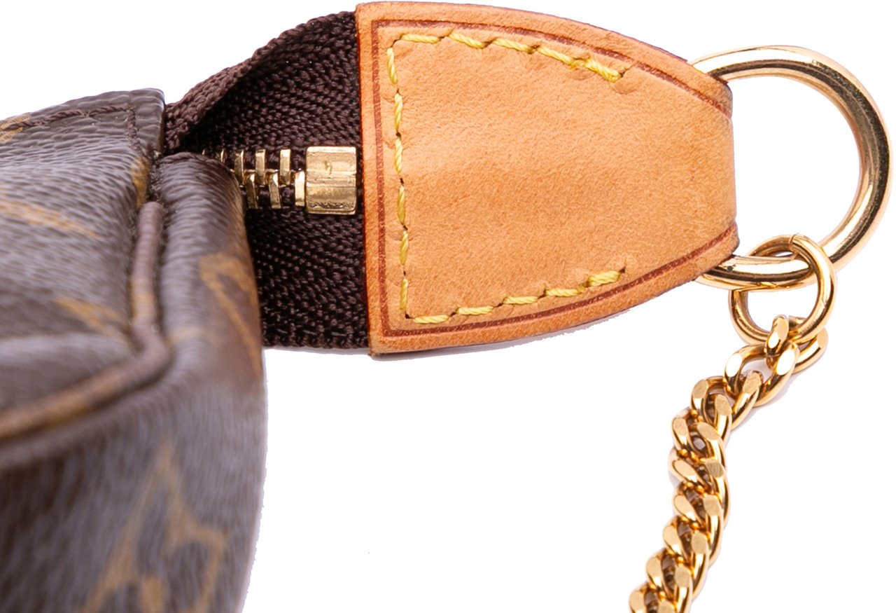 Louis Vuitton Monogram Trunks and Bags Mini Pochette Accessoires Bruin