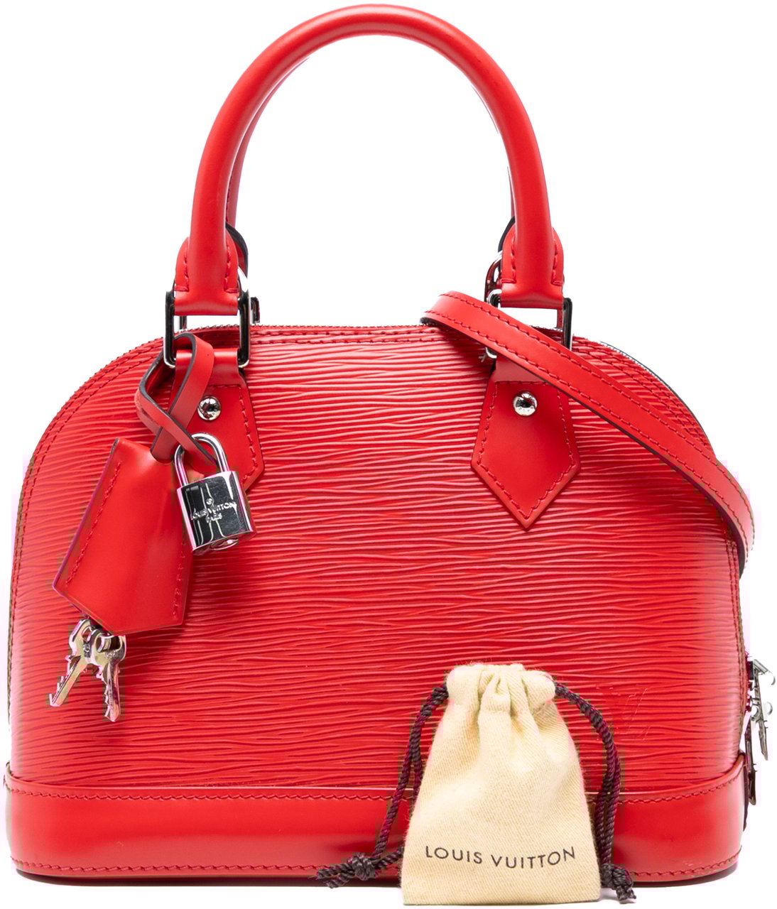 Louis Vuitton Epi Alma BB Rood