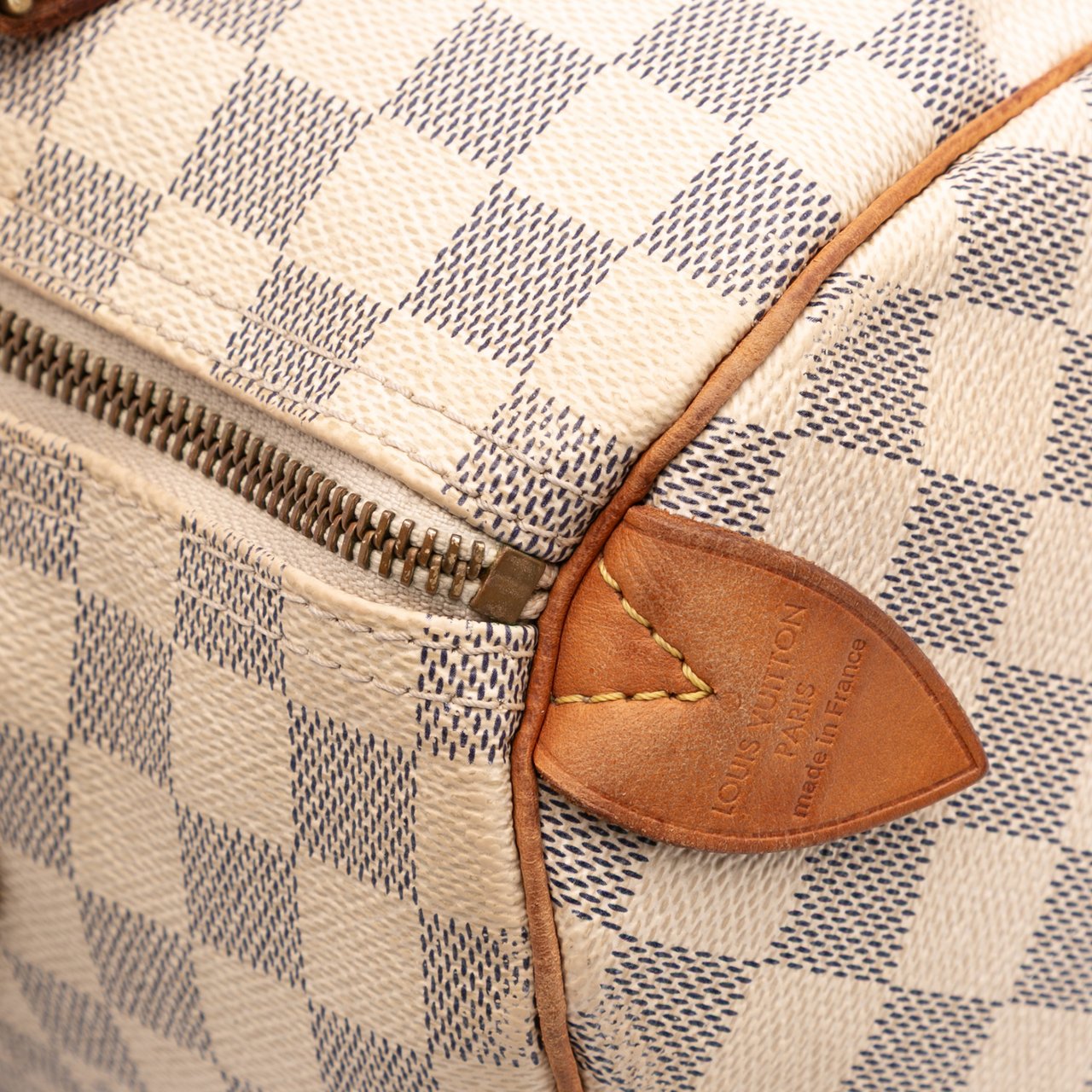 Louis Vuitton Damier Azur Speedy 30 Wit