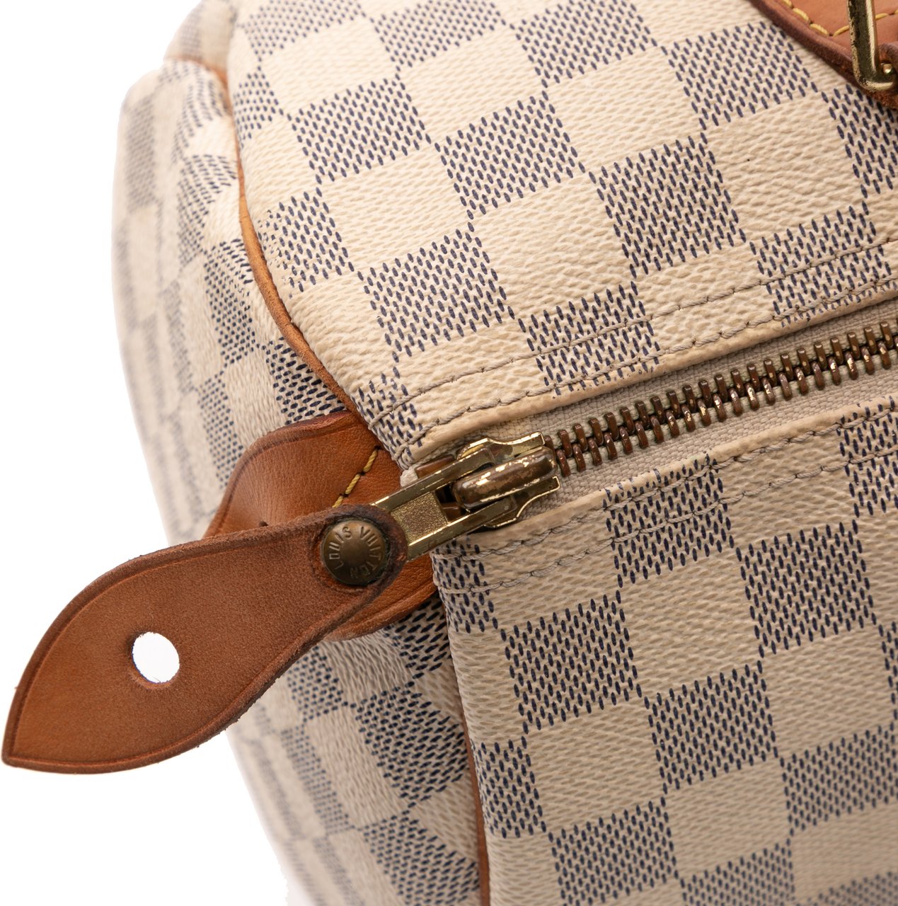 Louis Vuitton Damier Azur Speedy 30 Wit