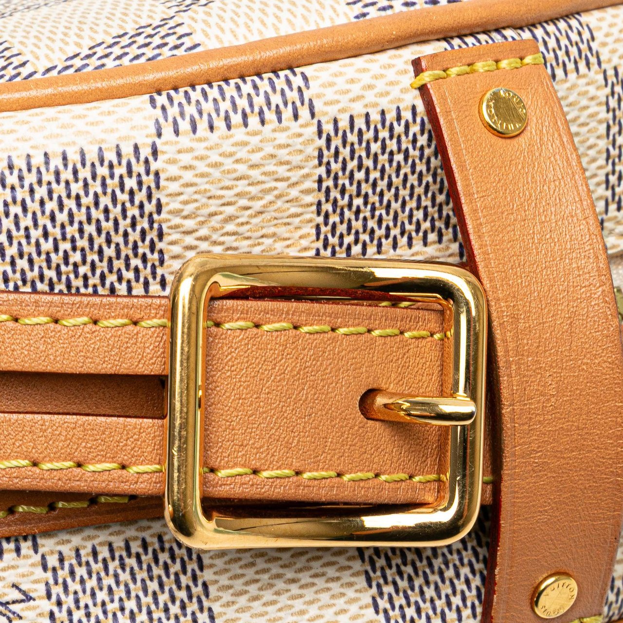 Louis Vuitton Damier Azur Boite Chapeaux Souple PM Wit