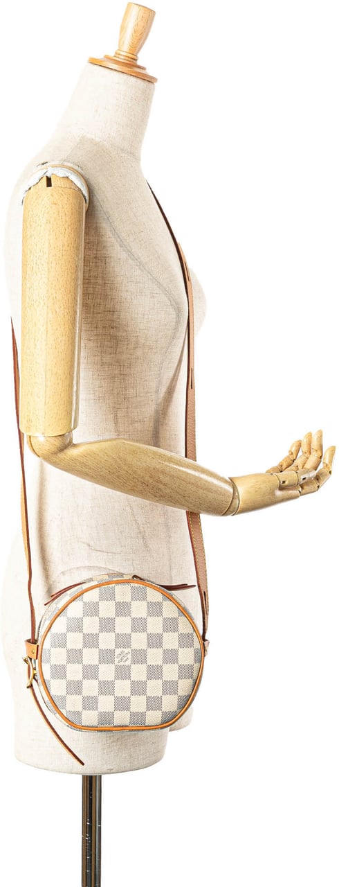 Louis Vuitton Damier Azur Boite Chapeaux Souple PM Wit