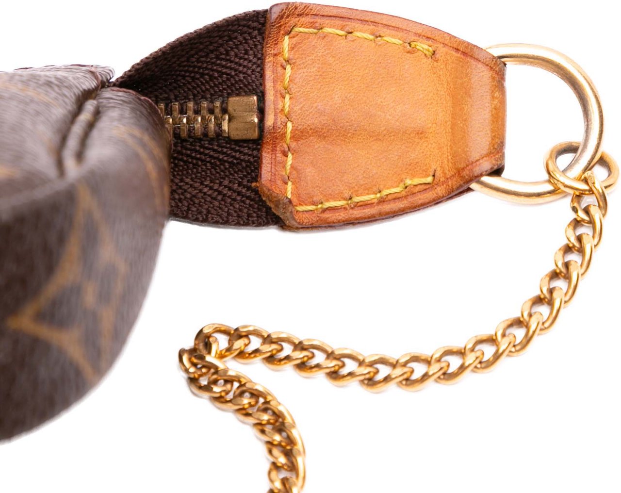 Louis Vuitton Monogram Trunks and Bags Mini Pochette Accessoires Bruin