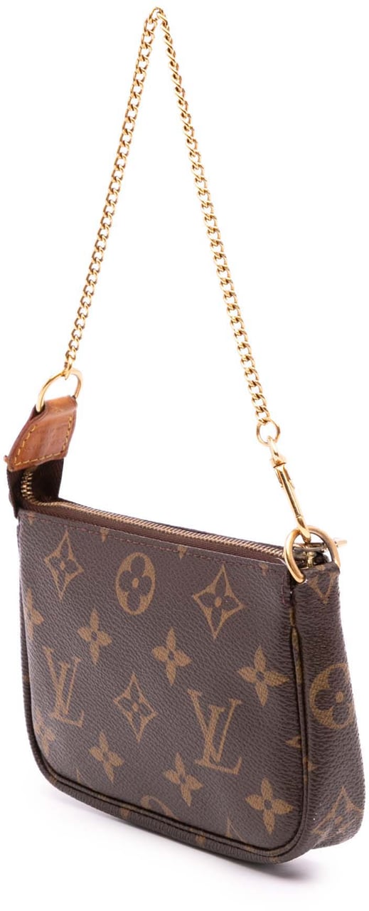 Louis Vuitton Monogram Trunks and Bags Mini Pochette Accessoires Bruin