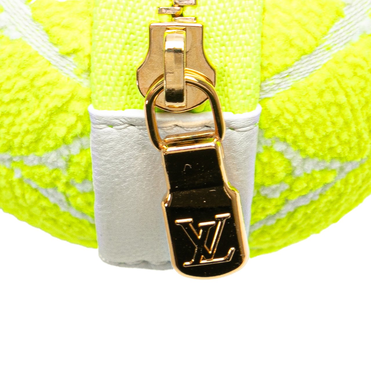 Louis Vuitton LV Set And Match Pouch Key Ring Bag Charm Geel