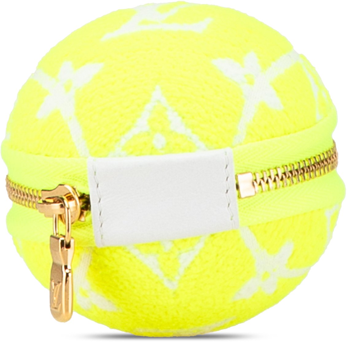 Louis Vuitton LV Set And Match Pouch Key Ring Bag Charm Geel