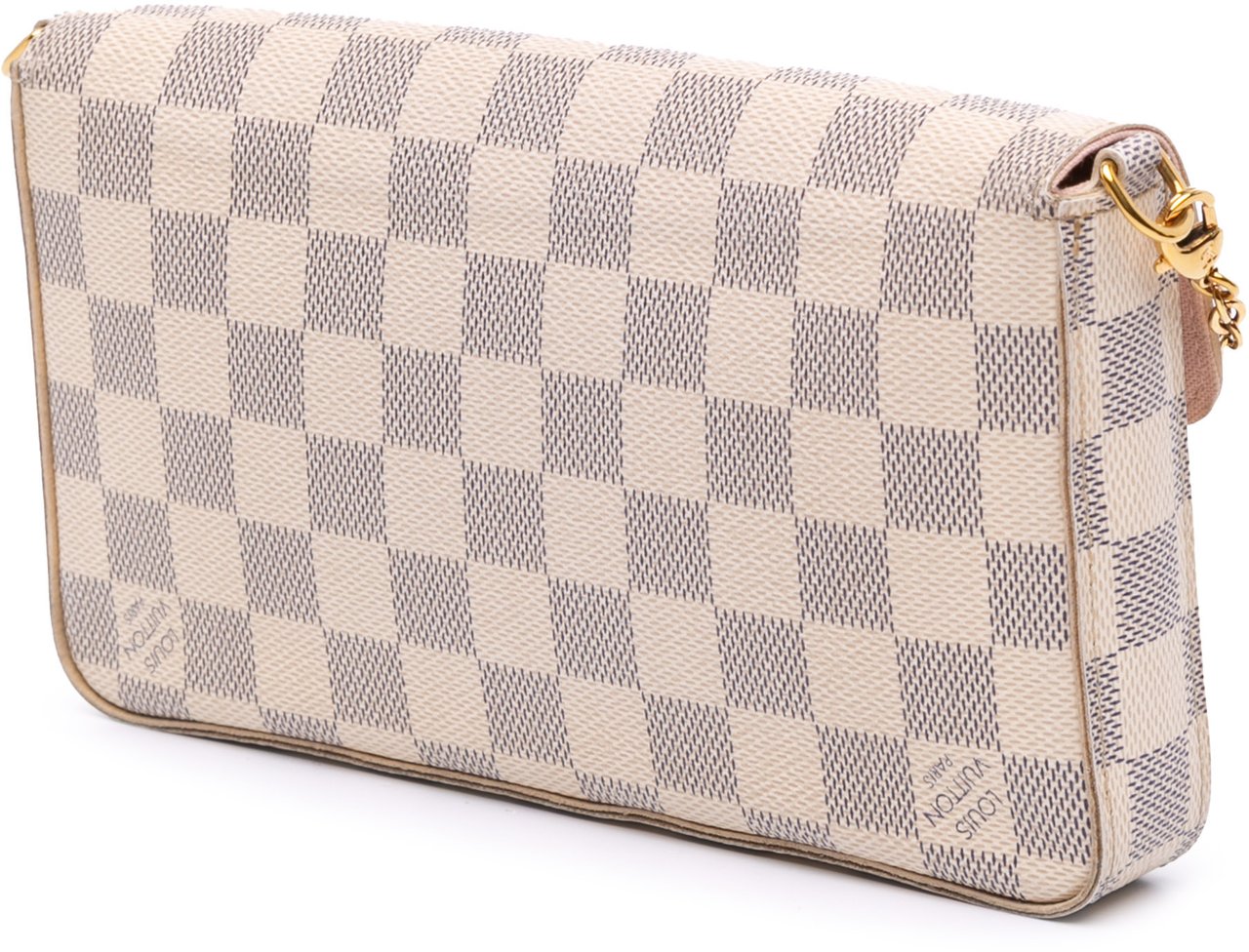 Louis Vuitton Damier Azur Pochette Felicie Wit