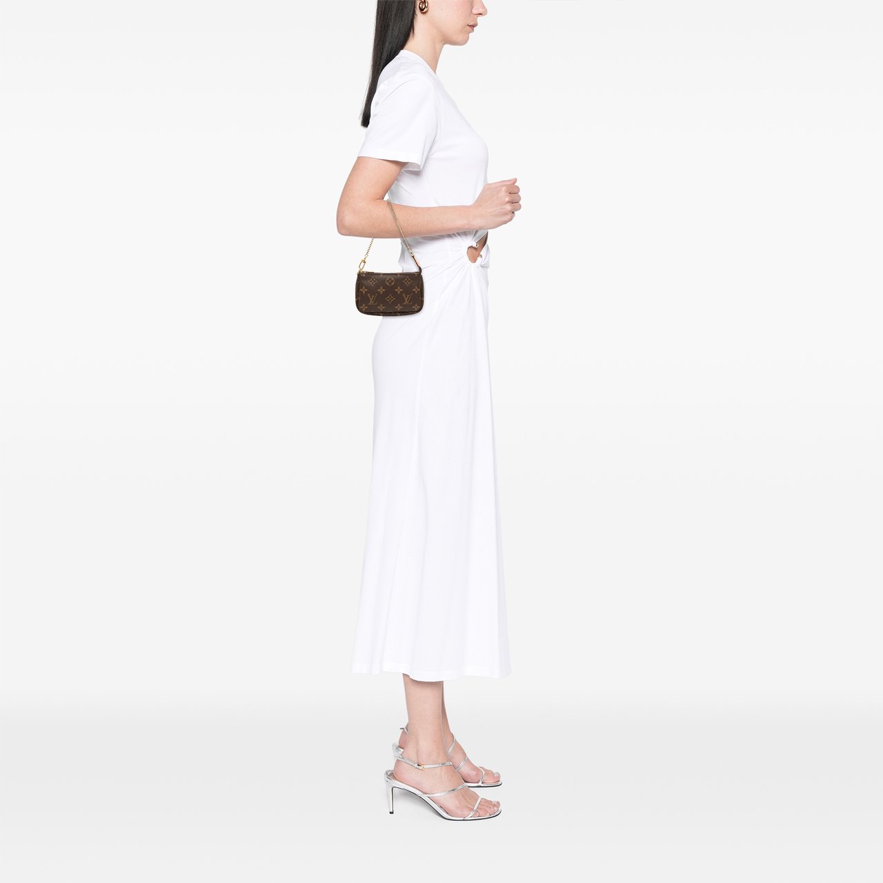Louis Vuitton Monogram Mini Pochette Accessoires Bruin