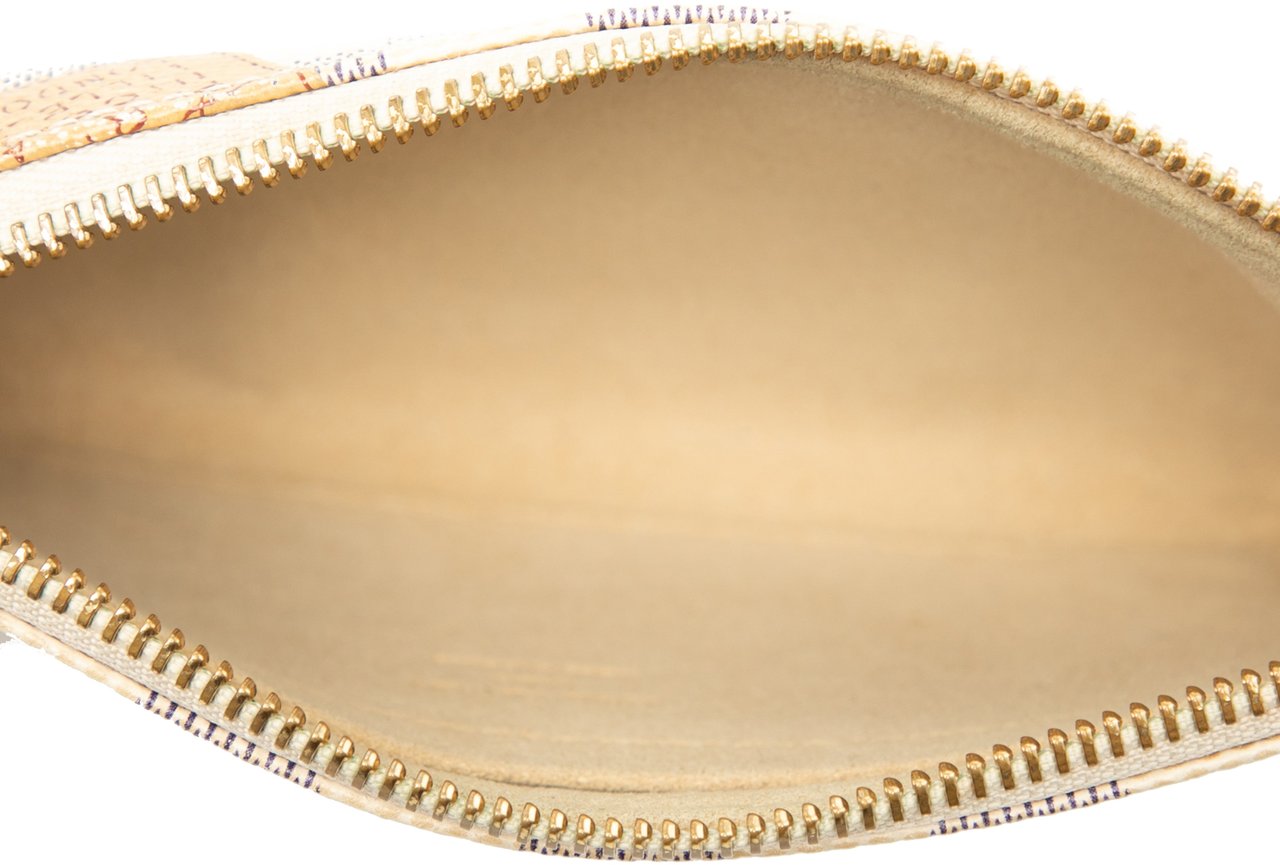 Louis Vuitton Damier Azur Pochette Milla Trunks Labels MM Wit