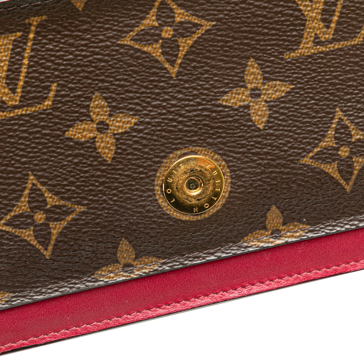 Louis Vuitton Monogram Flore Wallet On Chain Bruin