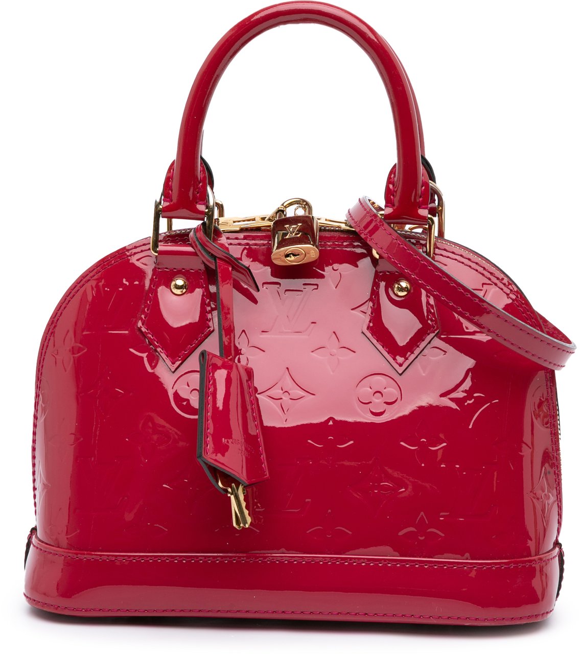 Louis Vuitton Monogram Vernis Alma BB Roze