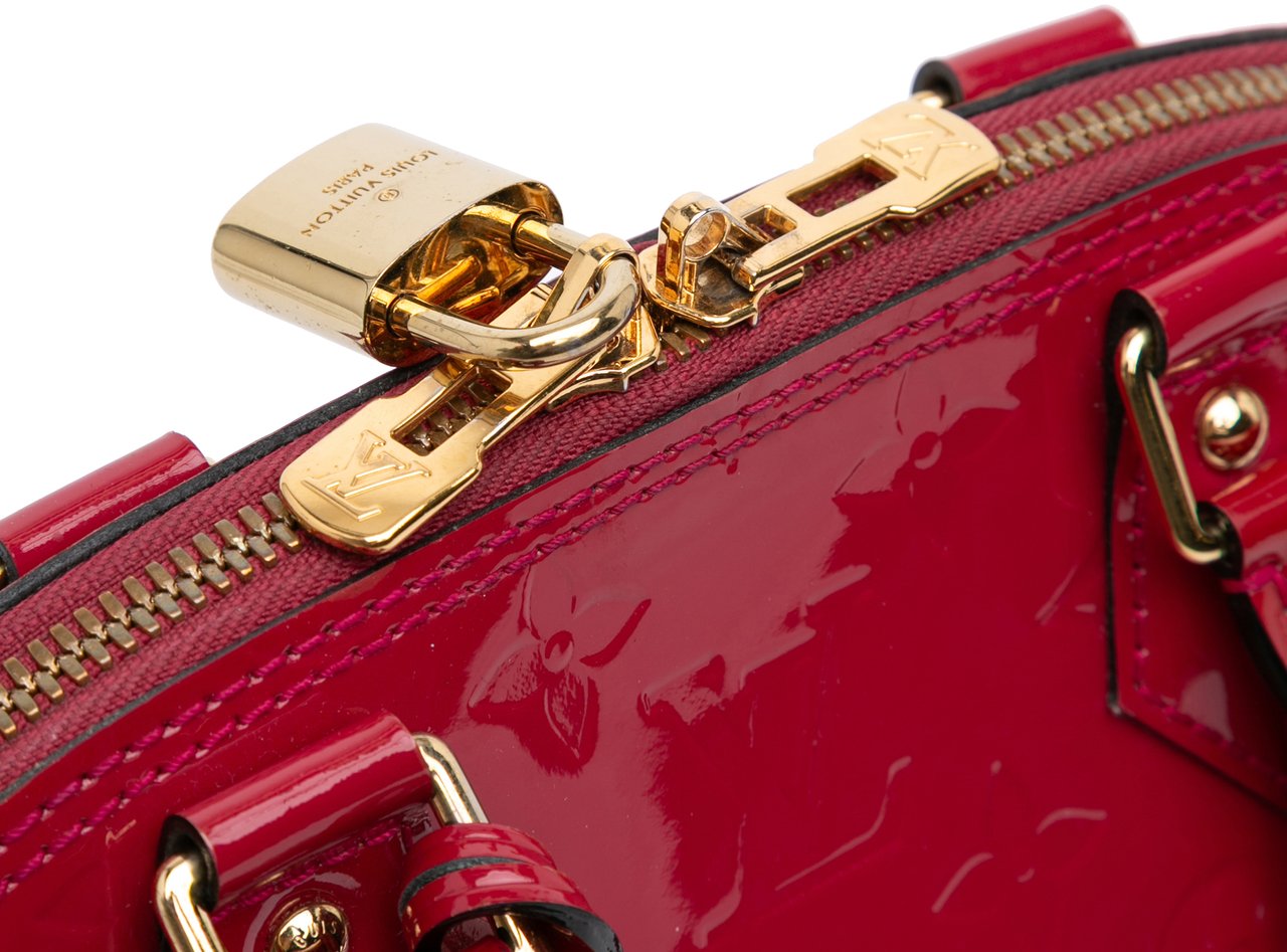Louis Vuitton Monogram Vernis Alma BB Roze