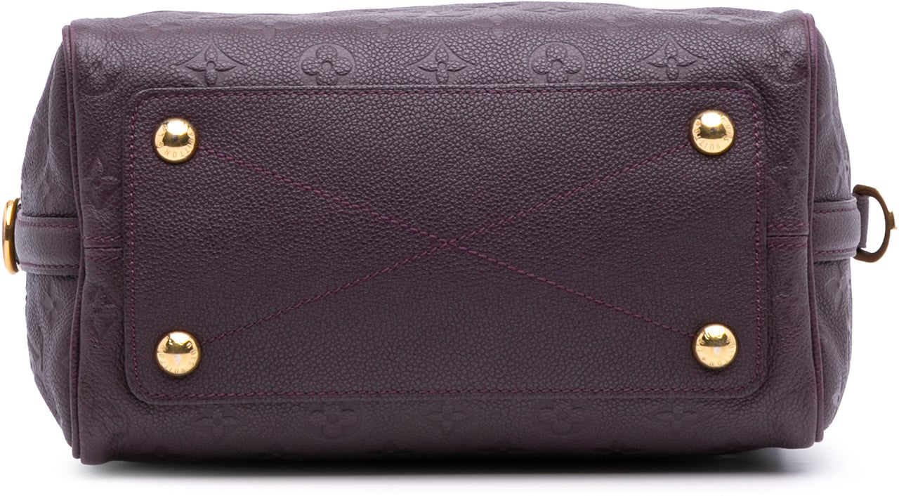 Louis Vuitton Monogram Empreinte Speedy Bandouliere 25 Paars