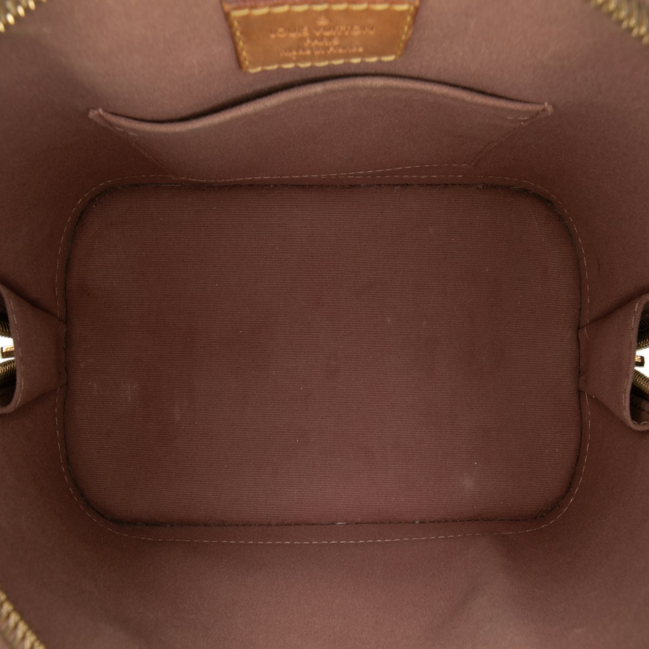 Louis Vuitton Monogram Vernis Alma BB Bruin