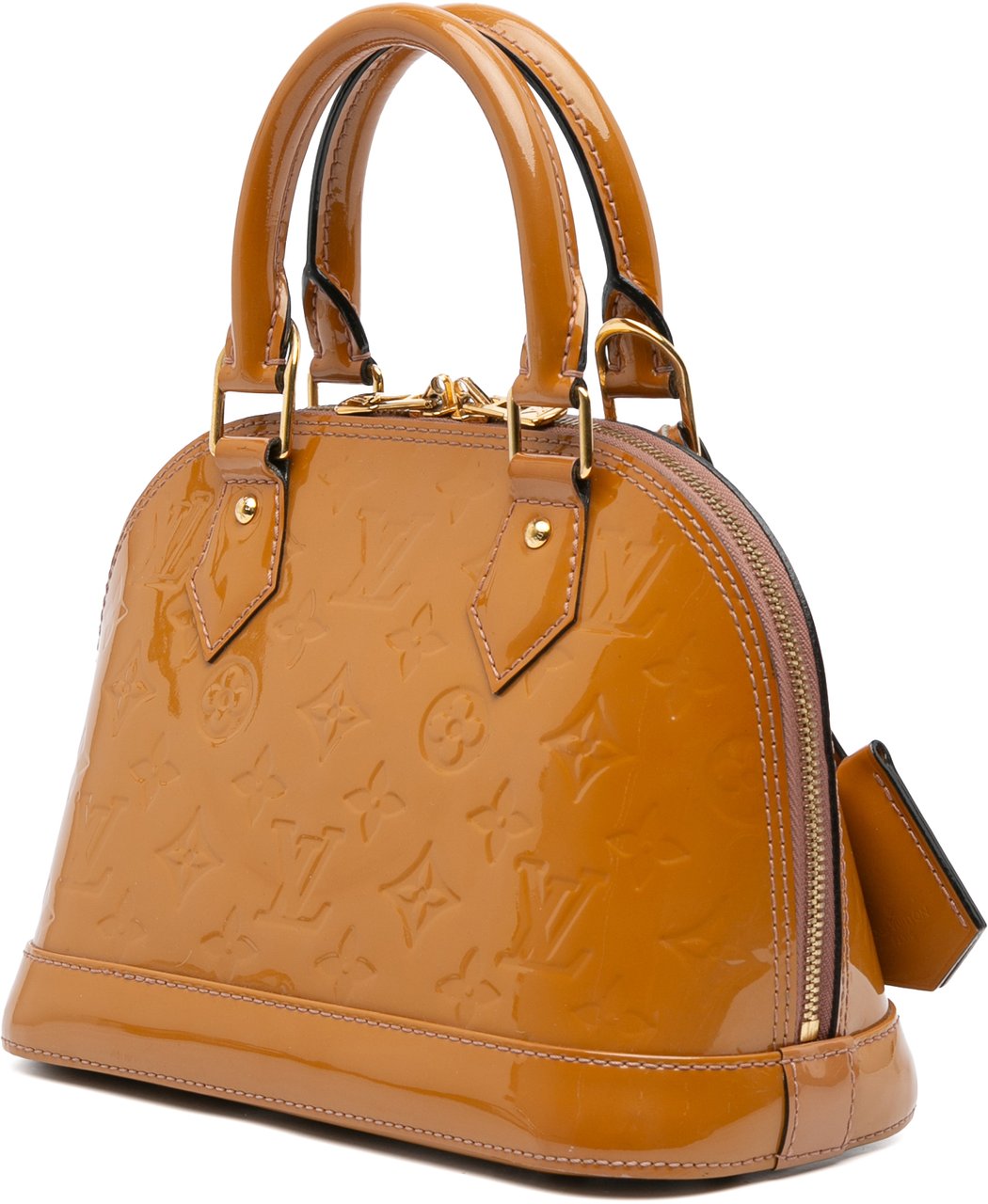Louis Vuitton Monogram Vernis Alma BB Bruin
