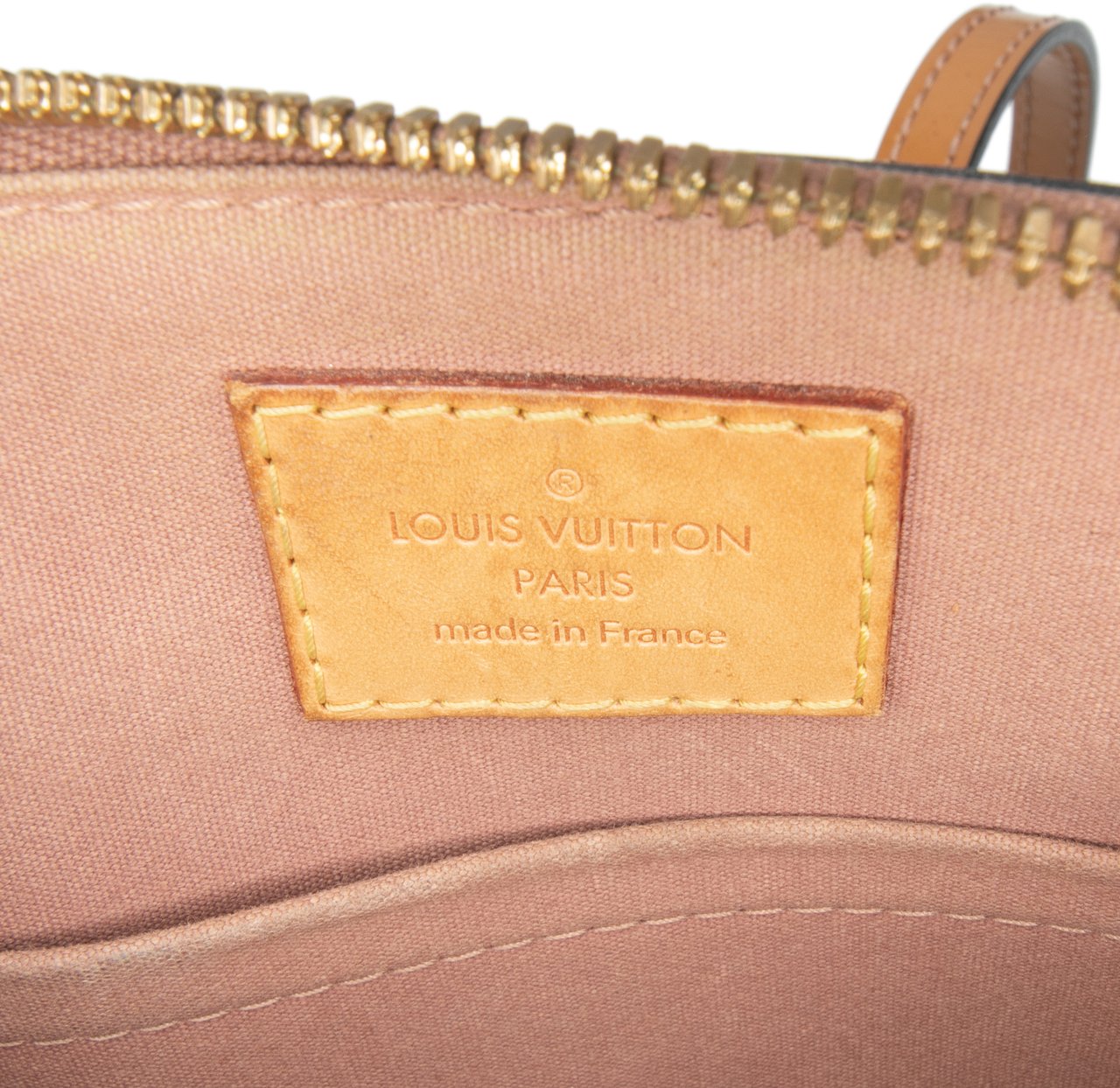 Louis Vuitton Monogram Vernis Alma BB Bruin