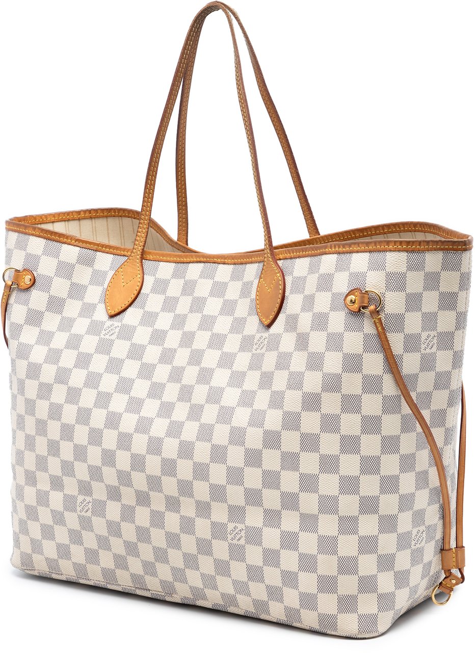 Louis Vuitton Damier Azur Neverfull GM Wit