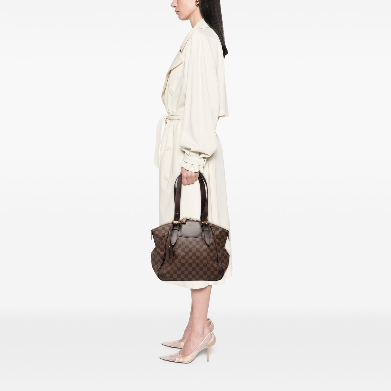 Louis Vuitton Damier Ebene Verona MM Bruin