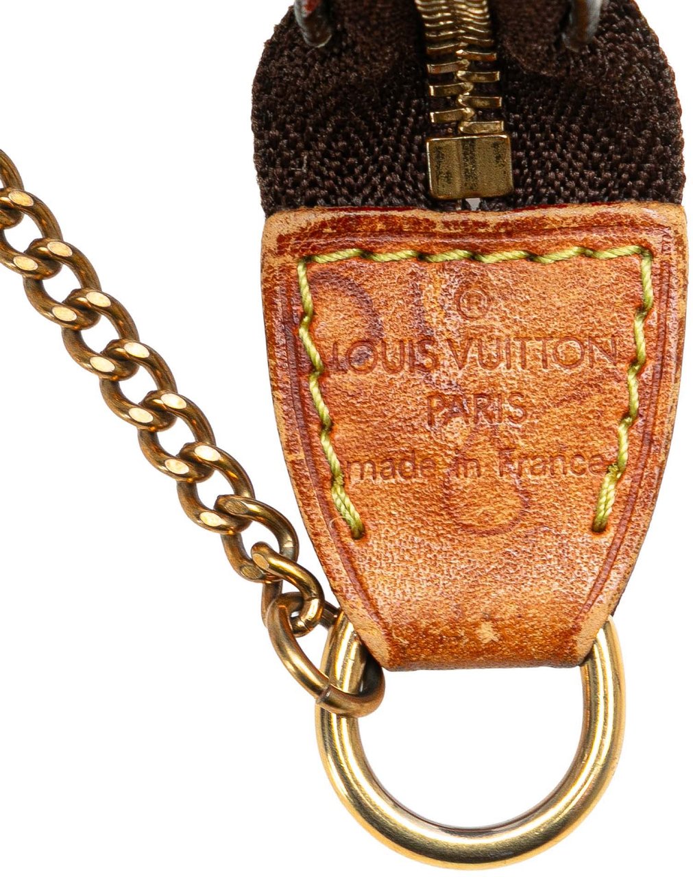 Louis Vuitton Monogram Patch Mini Pochette Accessoires Bruin