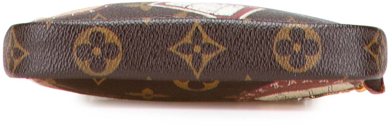 Louis Vuitton Monogram Patch Mini Pochette Accessoires Bruin