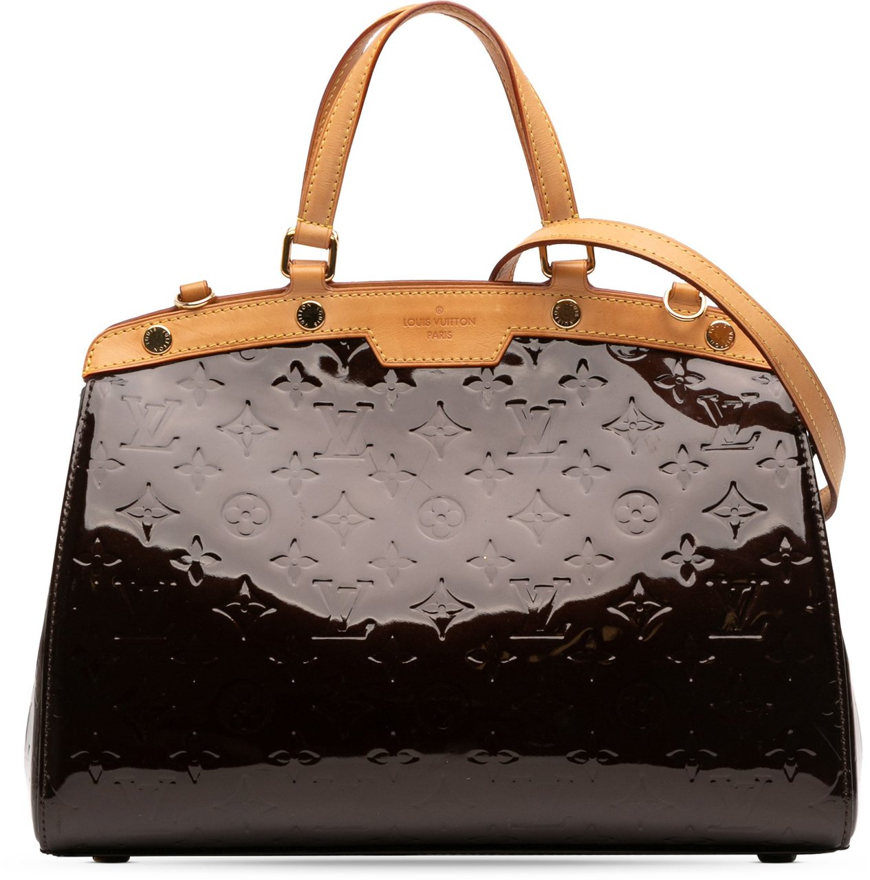 Louis Vuitton Monogram Vernis Brea MM Paars