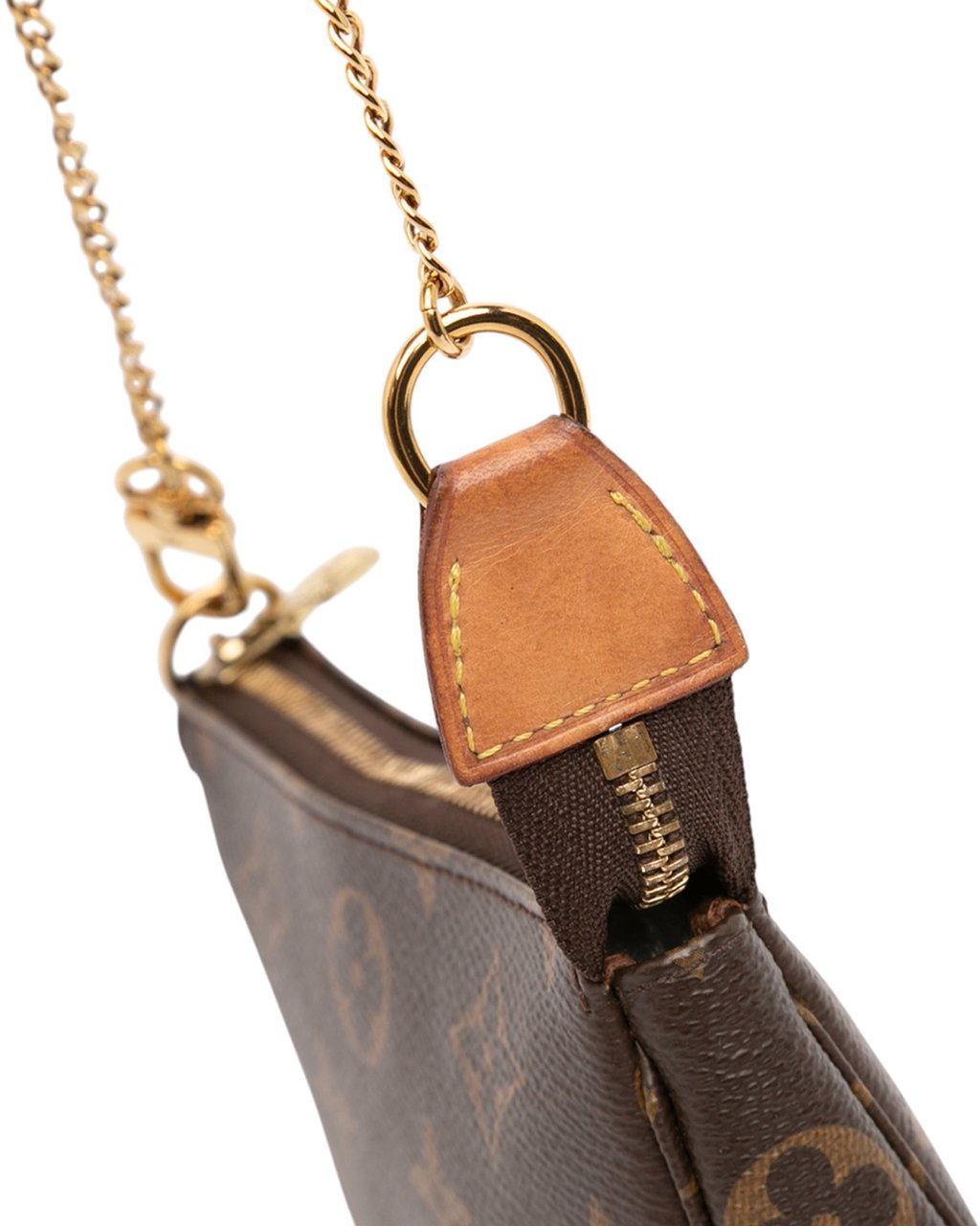 Louis Vuitton Monogram Mini Pochette Accessoires Bruin