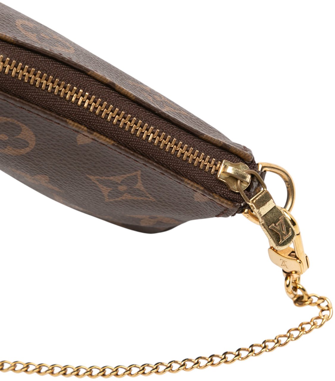 Louis Vuitton Monogram Mini Pochette Accessoires Bruin