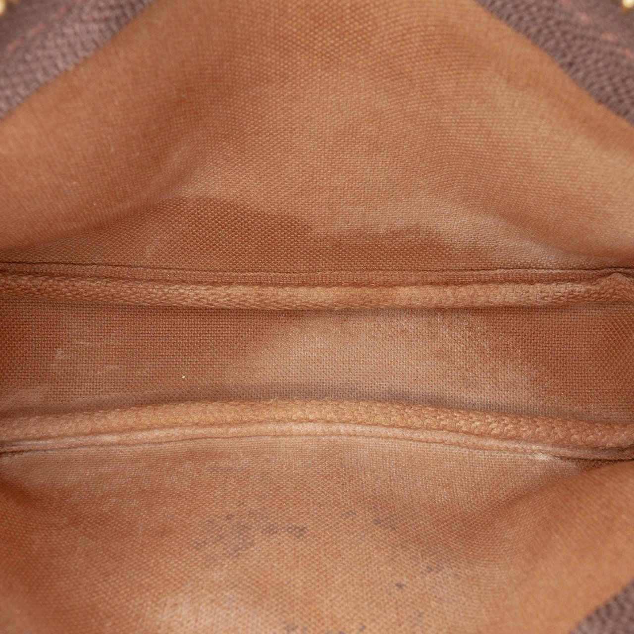 Louis Vuitton Monogram Mini Pochette Accessoires Bruin